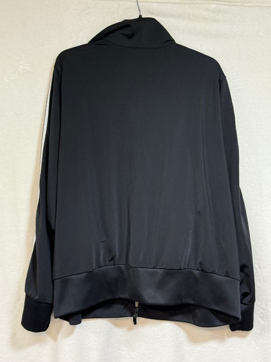 Adidas Women's 4X Track Jacket Zip - 3 Stripes Black & White Firebird - Picture 6 of 10